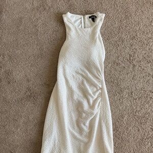 Speechless White Textured Cutout Dress Size 1